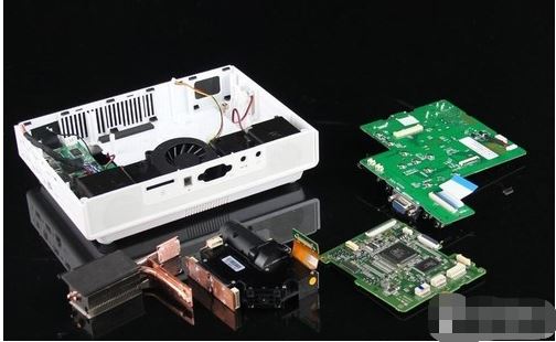 DLP projector cooling system