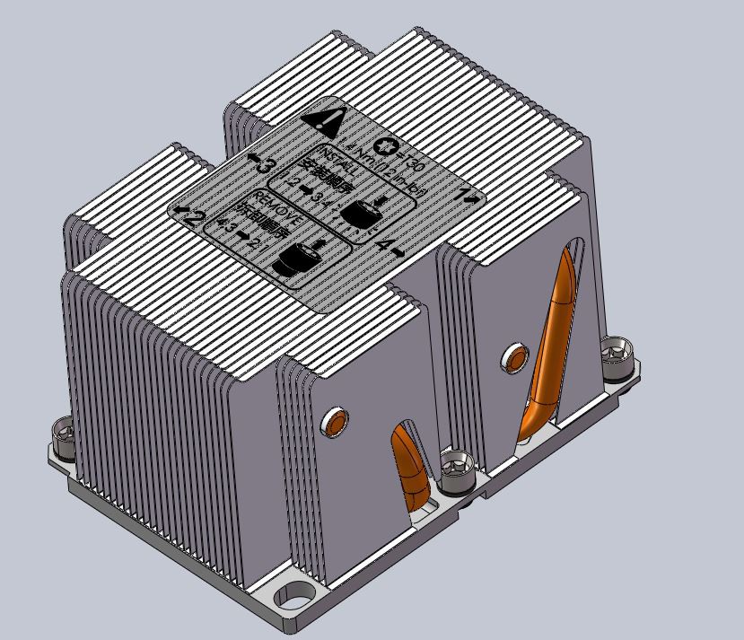 Intel 2U standard heatsink -2 Intel 2U standard heatsink -2