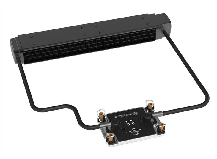 Aluminum Fin Copper Cold Plate Liquid Cooling CPU Heat Sink For LGA4189