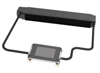 Dissipateur de chaleur d'unité centrale de traitement de refroidissement liquide de plat froid de cuivre d'aileron en aluminium pour LGA4189