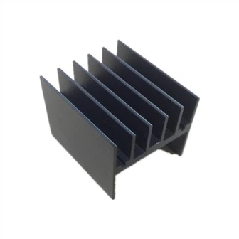 Dissipateur de chaleur en aluminium extrudé personnalisé