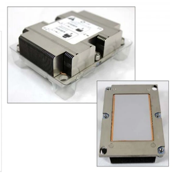 Aluminum Zipper Fin Heat Pipe Server CPU Radiator